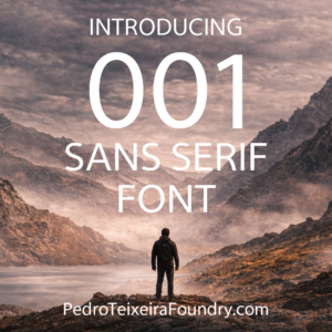 001 Sans Serif font