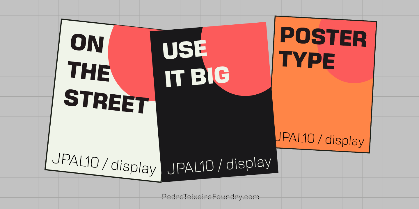 JPAL10 Font Family